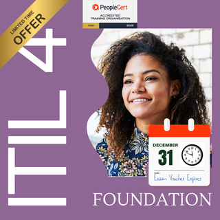 ITIL® 4 Foundation Exam Voucher (Limited Validity)